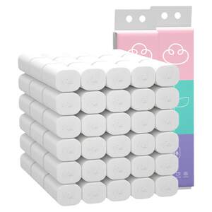 56 Roll -ups and Core rolls of paper toilet paper Furniture installation dormitory toilet toilet roll paper hand paper whole box batch paper tissue