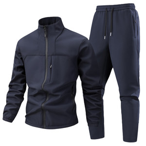 
Jeep plus fleece sports suit for men in winter outdoor cold relief thickened winter running graphene casual sportswear