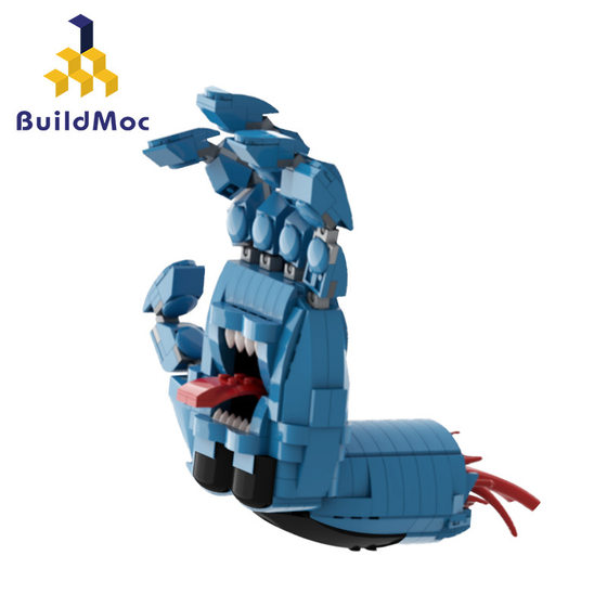 BuildMOC拼装积木玩具经典创意万圣节尖叫的手呐喊之手恶作剧搞怪