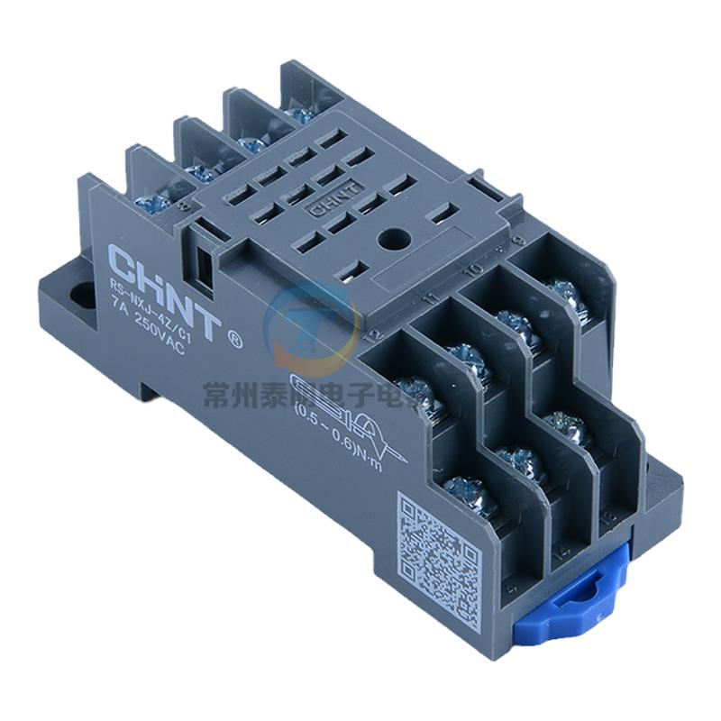 Chnt Rs-nxj-4z Relay Base Socket 14-Pin 4NO 4NC