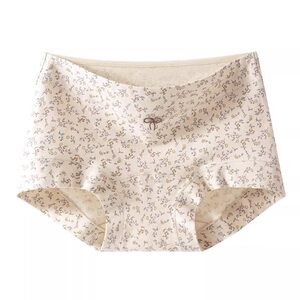 
Pure cotton boxer briefs for women, high waist, antibacterial, extended crotch, girls, large size, small boxer briefs, antibacterial standard