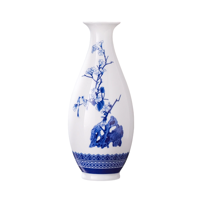 結晶花瓶 中国景徳鎮製 四文字篆書落款 結晶花瓶 中国景徳鎮製 四文字篆書落款