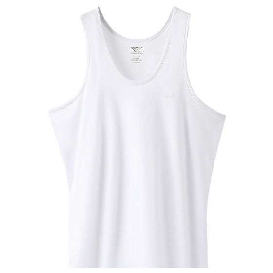 
Septwolves men's vest pure cotton summer sports sweat-absorbent sleeveless bottoming underwear cotton men's old man white undershirt