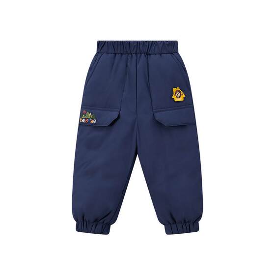 
TeenieWeenie Kids Bear children's clothing 25-year autumn and winter popular three-proof down pants for boys and girls
