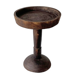 High-end sense of sabi style art small coffee table retro side table
