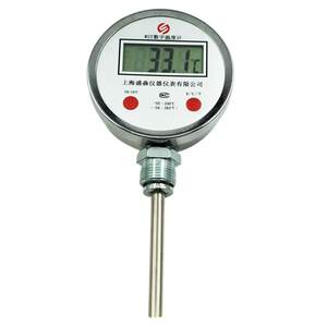 
Digital display bimetal thermometer WST411 stainless steel industrial pipeline chemical reactor digital waterproof meter intelligent