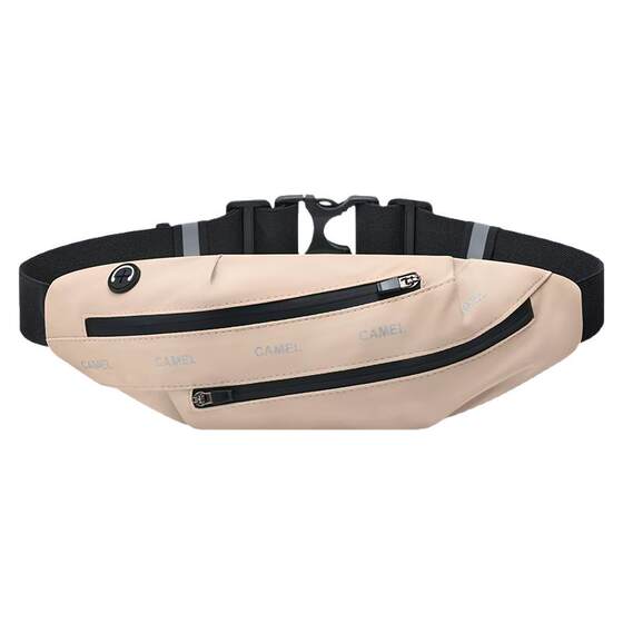 
Camel outdoor multi-functional sports waist bag for men and women large capacity morning jogging fitness equipment chest bag running mobile phone bag