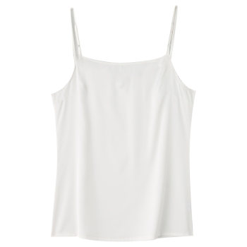 Women's imitation silk suit with camisole underneath