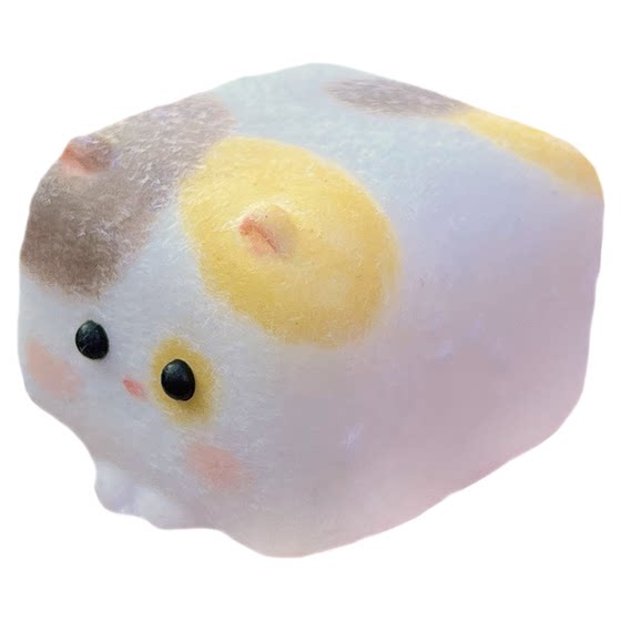 
Original super cute square cat pinchle food grade silicone non-toxic slow rebound diy children's toy hand gift
