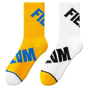 
Long socks men's mid-calf pure cotton socks spring, autumn and winter men's sports deodorant youth men's socks long-tube trendy basketball