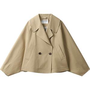 The same short windbreaker for the shopping mall, women's small 24 spring and autumn lazy loose loose coat BDR3FD1802