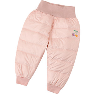 
Baby down pants baby high waist pants thin boy girls baby girls baby and toddlers wear children men men winter