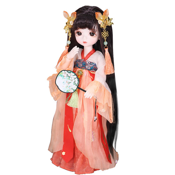 Debizheng little angel BJD genuine costume ancient style 6 -point parsal doll 30 cm humanoid doll girl toys