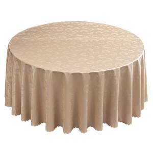 
European light luxury household round dining table cloth waterproof oil-proof and anti-scalding large round table cloth fabric round table mat