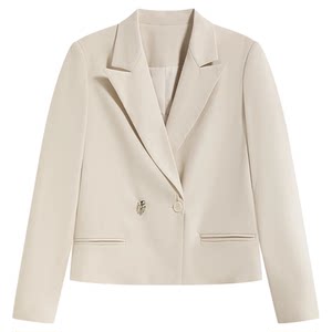 
Dajiashi gray suit jacket women's short small suit suit interview professional formal wear commuting work clothes