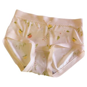 
Caitian Bingsi women's underwear sexy 2025 new fashion printed women's pure cotton graphene breathable large size shorts