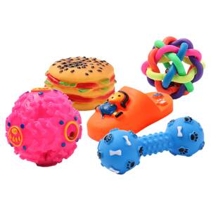 Dog toy vocalization and grinding tooth training Teddy Golden Mosque is called leaky ball set Corki pet puppies
