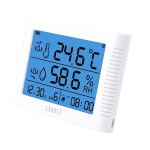
New electronic thermometer indoor industrial high-precision number display device household wall-mounted with probe LX8013