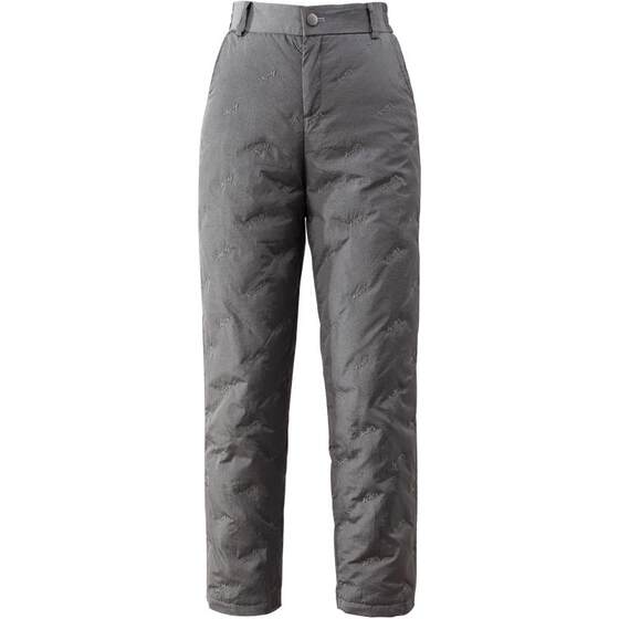 
Gray women's down pants for women's outerwear new style thickened winter fashion loose elderly mother's straight cotton pants winter