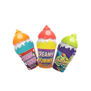 
Children's non-spill ice cream bubble cup water bottle internet celebrity baby outdoor toy inverted non-spill handheld bubble wand