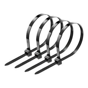 
Cable tie, nylon high-strength cable tie, plastic binding belt, rope clip, one pull, wholesale black and white by male*0.5kg