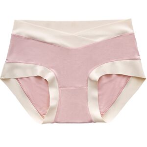 
Shefen small nipple maternity underwear non-pure cotton low-waisted modal seamless large size shorts for mid-late pregnancy