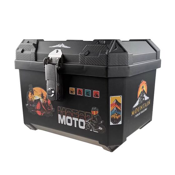 
Motorcycle trunk large capacity trunk scooter electric vehicle luggage large universal box takeaway box