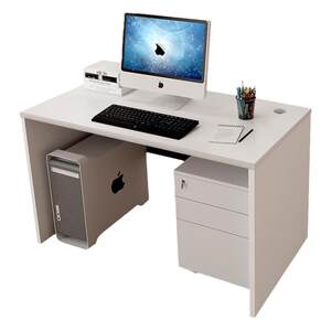 
Computer desk simple modern vintage single office desk pure plate assembly convenient installation manager desk