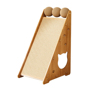 
Sisal triangular cat scratching board vertical scratch-resistant and wear-resistant cat nest integrated sofa cat paw pad cat artifact