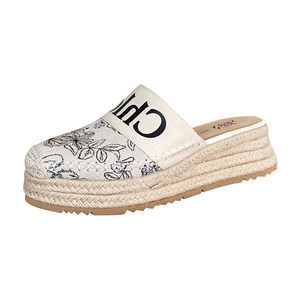 
ShnRen thick-soled fisherman shoes sandals for women in summer wear bag head design niche casual high heels half-drag