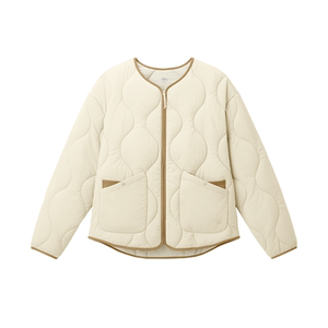 Banana pill jacket jacket female light and warm -like down cotton jacket can wash the rhombus cotton jacket inner cotton coat jacket