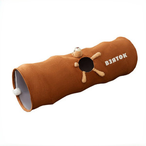 
Pet supplies straight cartoon can be stored and folded cat tunnel does not take up space self-entertainment to relieve boredom cat toy cat tunnel