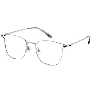 
Ultra-light pure titanium cat-ear large-frame glasses for myopic women, which can be equipped with anti-blue light silver eye frames for round faces and slimming