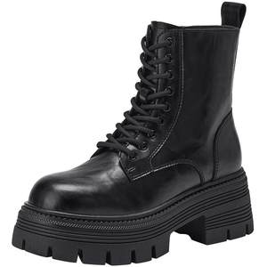 
Hot air thick-soled Martin boots for women 2025 winter new high-rise casual short boots versatile fashion boots for women's shoes