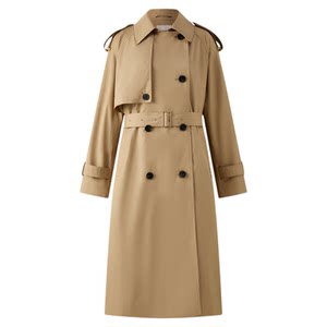 
[Teflon three-proof] Eland windbreaker women's British style double-breasted jacket 2025 winter new style