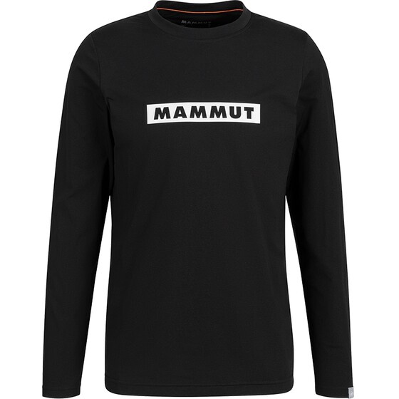 
MAMMUT猛犸象QD 男士户外运动弹力舒适经典LOGO纯色圆领长袖T恤
