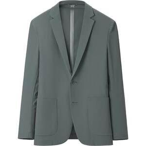 
HLA/Heilan House Sun Protection Casual Suit Soft Flat Lapel Spring and Summer Seamless Casual Clothes Fashion Single Suit Men's Wear