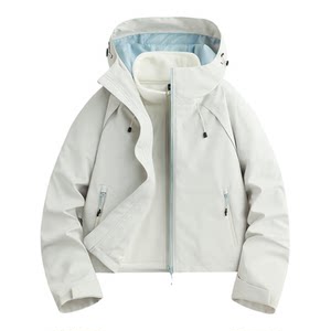 
Scarecrow Short Jacket Women's 2025 New Autumn and Winter Windproof and Waterproof Small Mountaineering Three-in-One Jacket