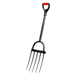 The magical artifact of turning over the ground and loosen the soil and clearing the soil and turning over the soil steel fork rake deep turning over the hoe planting and digging the land and agricultural tools
