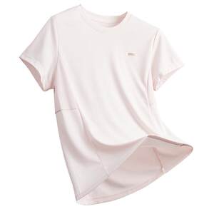 Hongxing Erke short-sleeved T-shirt for women in summer new women's running top badminton sportswear ice silk quick-drying clothes