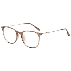 
Brown myopia glasses frame for women Korean style ultra-light can be matched with Internet celebrity eye frame for men without makeup flat light mirror