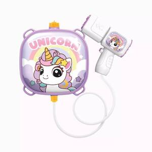 
Electric backpack water gun children's toy squirting water gun pull-out water fight artifact for boys and girls large capacity