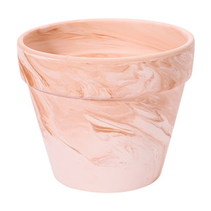 Qingcang special offer red pottery pot potted plastic potted orchid pot green plants are breathable, simple thick pottery pot water absorption and seedling pot