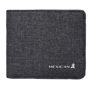
Scarecrow wallet men's short youth card bag college student canvas simple wallet men's driver's license protective cover