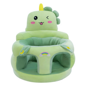 
New infant and toddler round bottom learning chair animal shape baby seat soft bag safety waist protector thickened learning seat