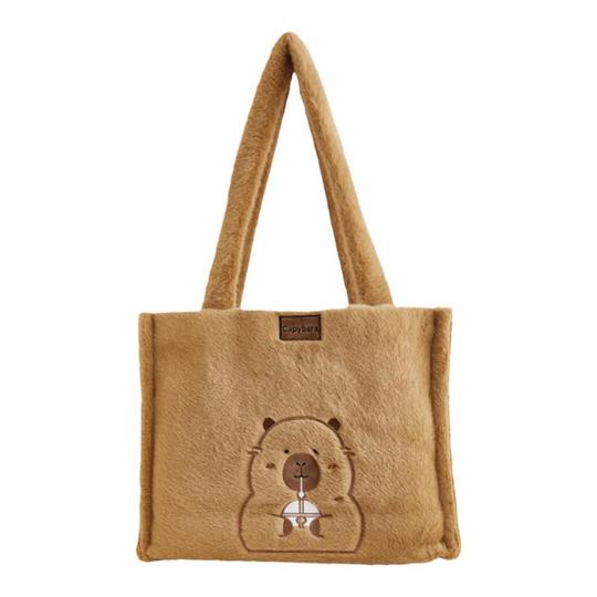 カピバラぬいぐるみトートバッグ - グリーンパーティー