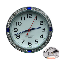 40mm Citizen Movement Luminous Pointer Digital Car Clock Watch Air Outlet In-car Quartz Clock