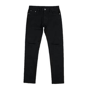 Black porn jeans casual pants male 25 tight pants trend nineteen pants beggar pants slim feet 2627 yard