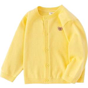 Balabala children's sweater jacket for men and women babies cotton cardigan sweater autumn and winter new children's clothing