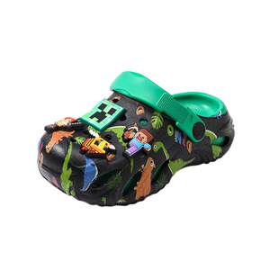 
Minecraft children's slippers boys' hole shoes 2026 summer new boys' sandals non-slip soft bottom beach shoes